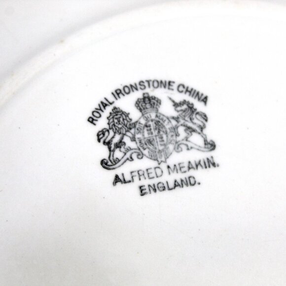 Royal Ironstone China White Plates Alfred Meakin England (2) - Picture 10 of 10